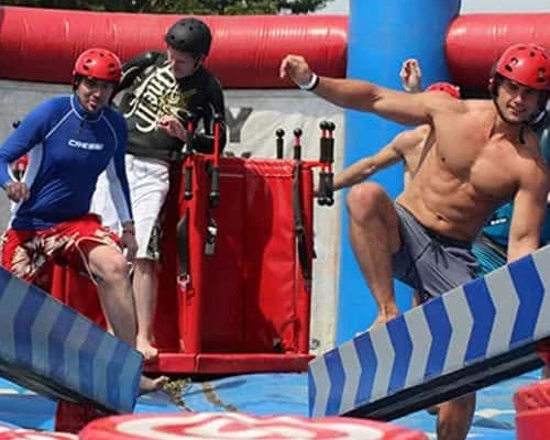 Wipe out obstacle course