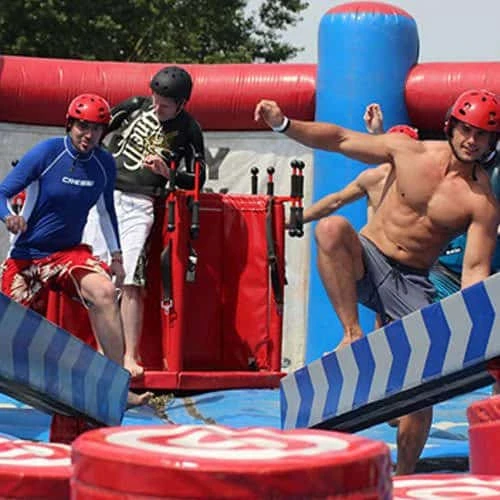 Wipe out obstacle course