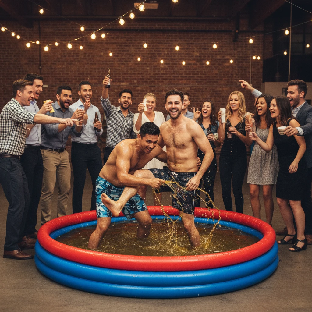 Oil Wrestling