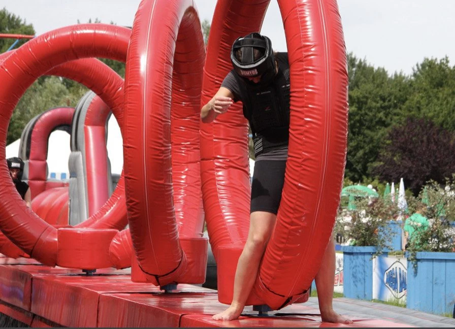 Wipe out obstacle course