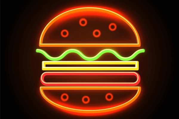 hamburgers and lasergame