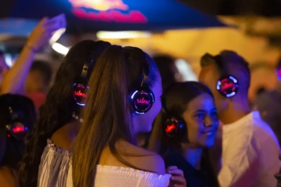 Silent disco boat