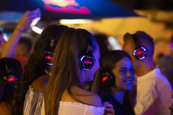 Silent disco boat