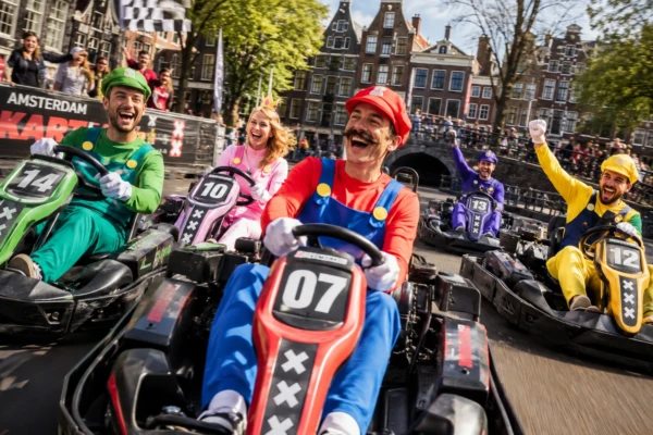 mario kart amsterdam