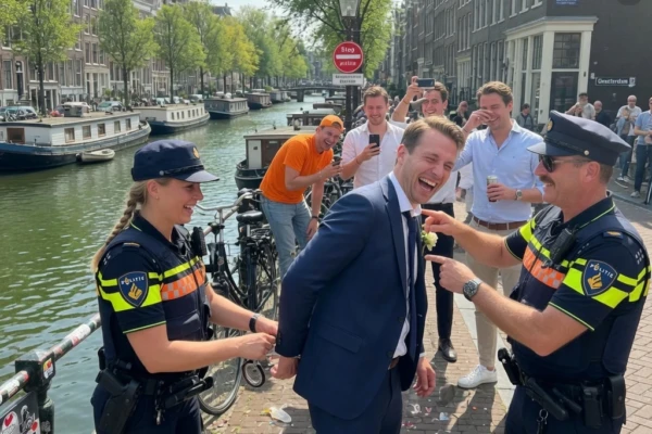 Stag Arrest in Amsterdam