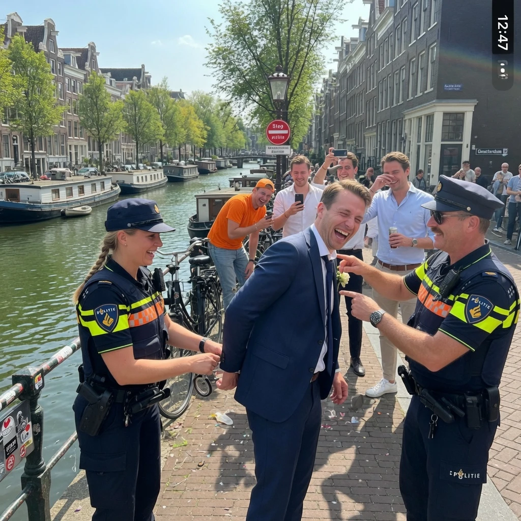 Stag Arrest in Amsterdam
