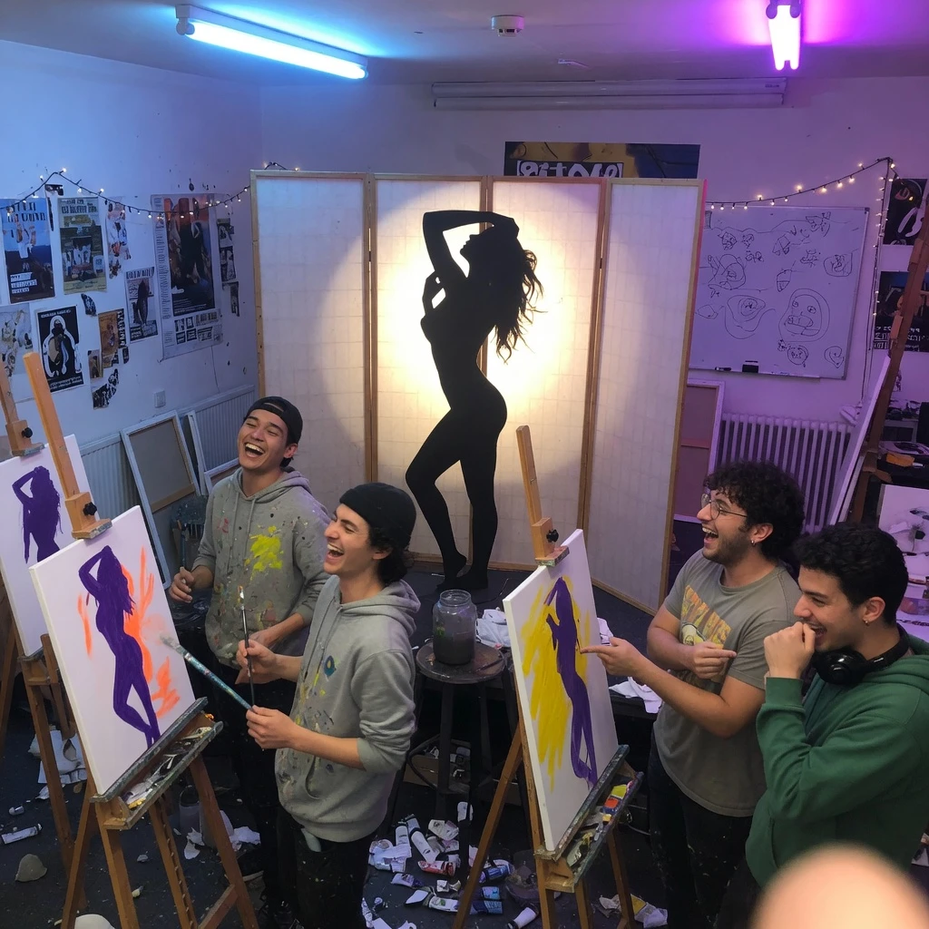 Workshop Naked Painting